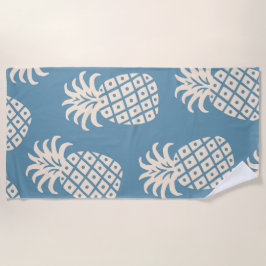 Ananas-Drehung Tropisches Design Strandtuch