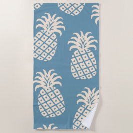 Ananas-Drehung Tropisches Design Strandtuch