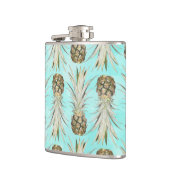 Ananas-Dschungel - Aqua Flachmann (Links)