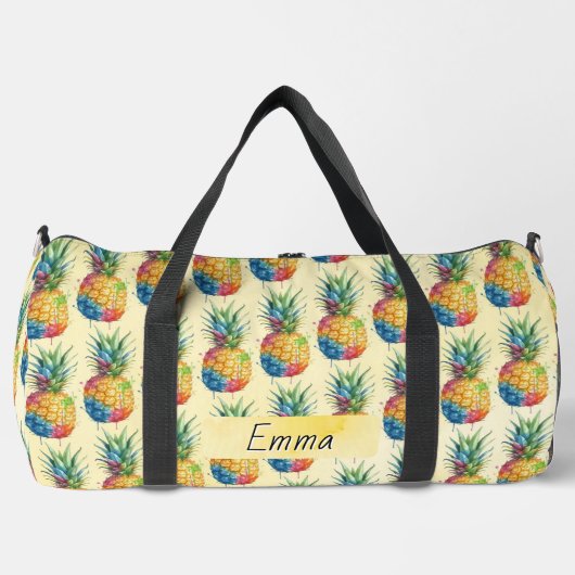 Ananas Duffle Bag (Vorderseite)