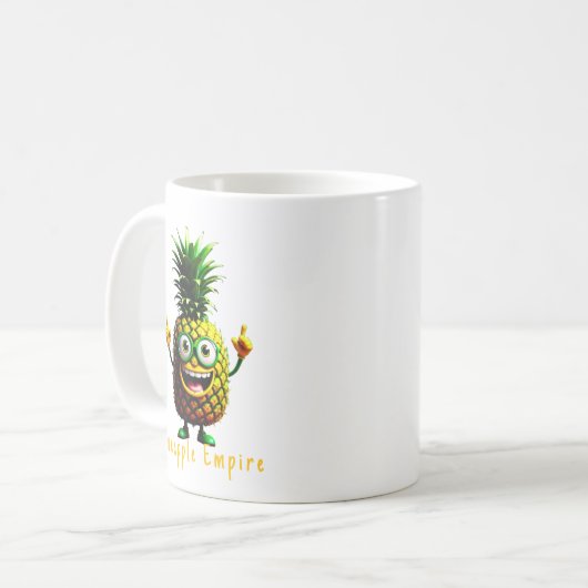 Ananas-Dundee - Ananas-Reich Kaffeetasse (Vorderseite Links)