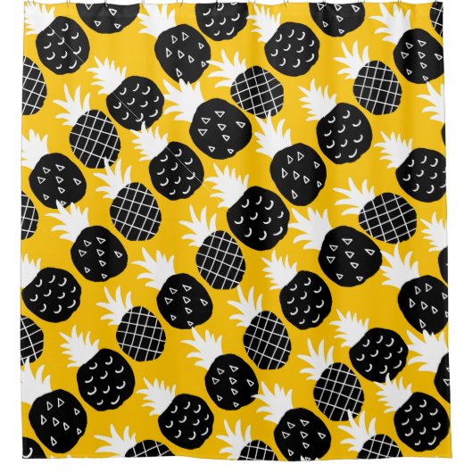 Ananas Duschvorhang (Vorderseite)
