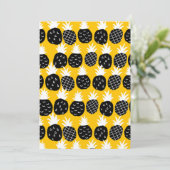 Ananas Einladung (Stehend Vorderseite)
