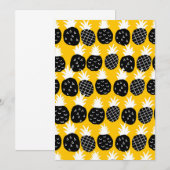 Ananas Einladung (Vorne/Hinten)