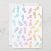 Ananas Einladung (Rückseite)