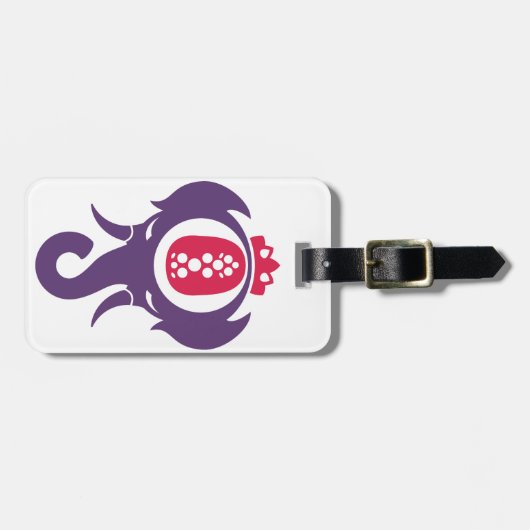 Ananas-Elephant Gepäckanhänger (Vorderseite horizontal)