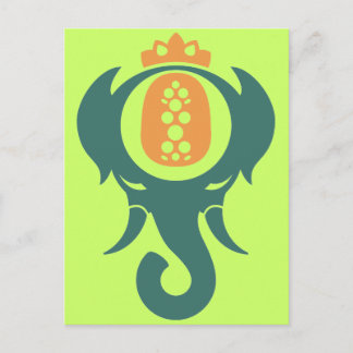 Ananas-Elephant Postkarte