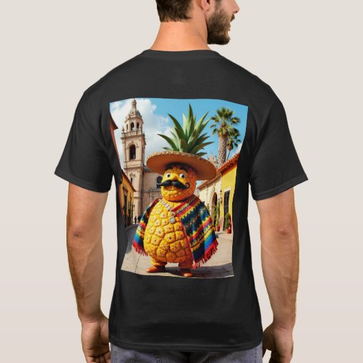 Ananas Empire - El PineCho T-Shirt (Rückseite)