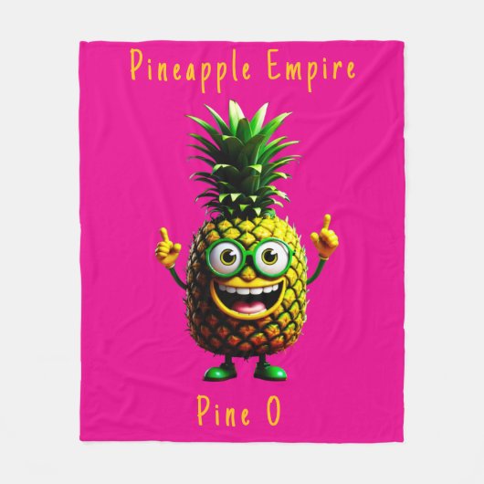 Ananas Empire Fleece Blanket (Vorderseite)