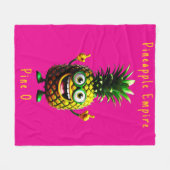 Ananas Empire Fleece Blanket (Vorderseite (Horizontal))