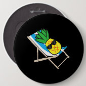 Ananas Entspannende Ananas Frucht Liebe Ananas Button (Vorne & Hinten)