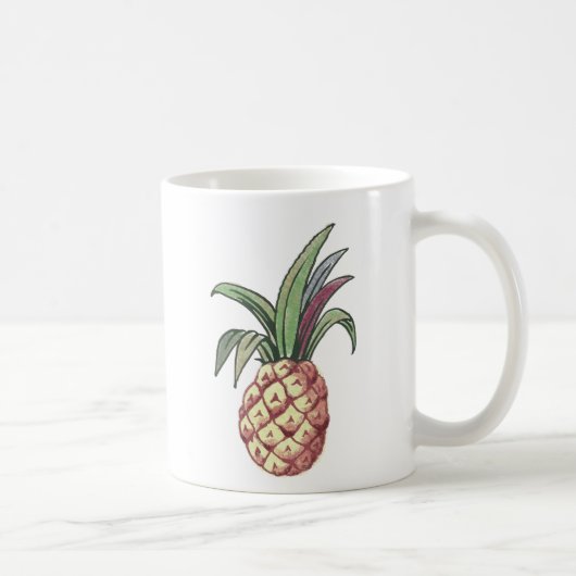Ananas-Entwurf Kaffeetasse (Rechts)