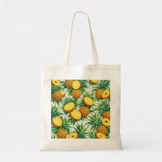 Ananas-Ernte-Muster Tragetasche (Vorne)