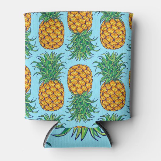 Ananas Exotic Summer Fruit Pattern Dosenkühler (Vorderseite)