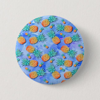 Ananas. Farbe. Feier. Button