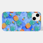 Ananas. Farbe. Feier. Case-Mate iPhone Hülle (Rückseite (Horizontal))