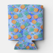 Ananas. Farbe. Feier. Dosenkühler (Rückseite)