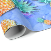 Ananas. Farbe. Feier. Geschenkpapier (Rolleneckpunkt)