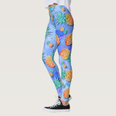 Ananas. Farbe. Party. Leggings (Links)