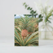 Ananas-Feld Postkarte (Stehend Vorderseite)