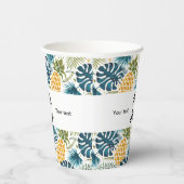 Ananas Firmenlogo Pappbecher (Rechts)