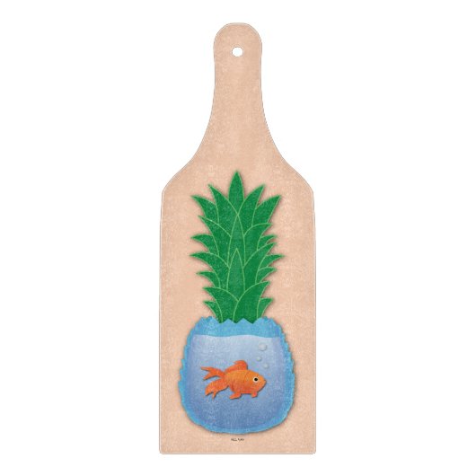 Ananas-Fischzuchtausschuss Schneidebrett (Vorderseite)
