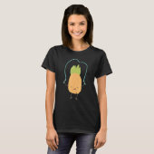 Ananas Fitnessstudio T-Shirt (Vorne ganz)