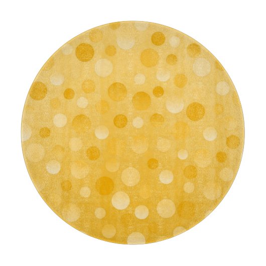 Ananas Fizz Schneidebrett rund (Vorderseite)