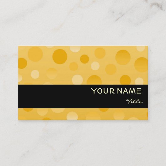 Ananas Fizz Visitenkartenvorlage schwarzer Streife Visitenkarte (Vorderseite)