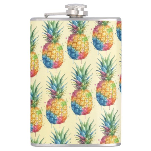 Ananas Flachmann (Vorderseite)