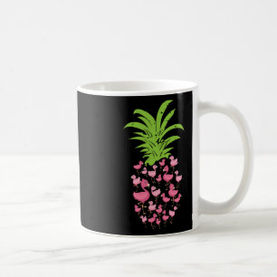 Ananas Flamingo Aloha Strände Hawaii - Pink Bir Kaffeetasse
