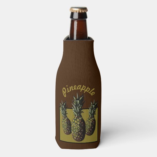 Ananas Flasche Cooler Flaschenkühler (Flaschenvorderseite)