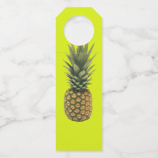 Ananas Flaschenanhänger (Vorderseite)