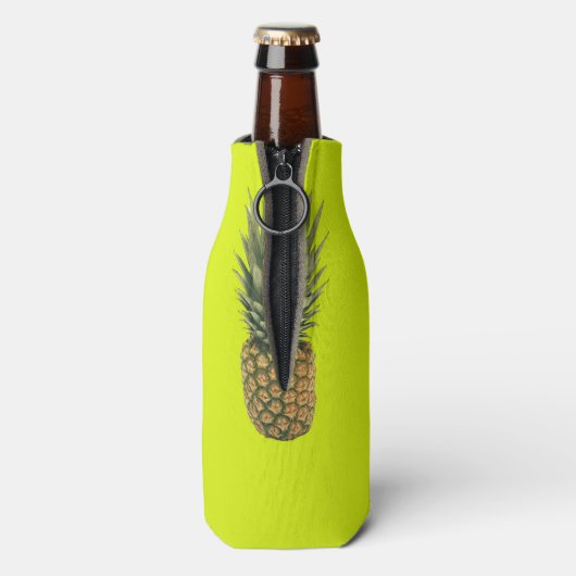 Ananas Flaschenkühler (Flasche Rückseite)