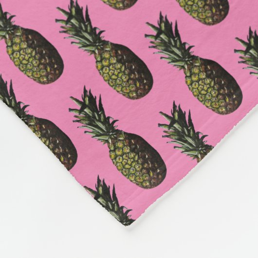 Ananas Fleece Blanket (Ecke)