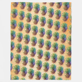 Ananas Fleecedecke