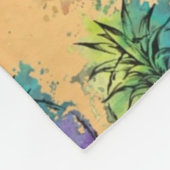 Ananas Fleecedecke (Ecke)