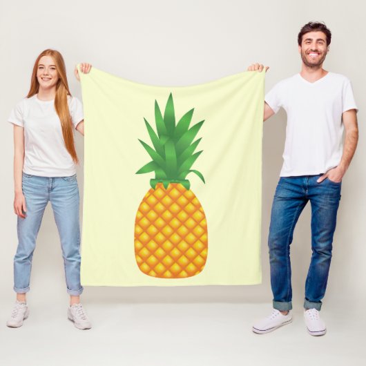 Ananas Fleecedecke (Beispiel)