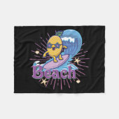 Ananas Fleecedecke (Vorderseite (Horizontal))