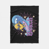 Ananas Fleecedecke (Vorderseite)