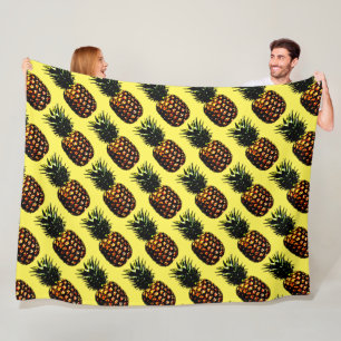 Ananas Fleecedecke