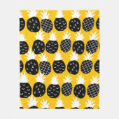 Ananas Fleecedecke (Vorderseite)