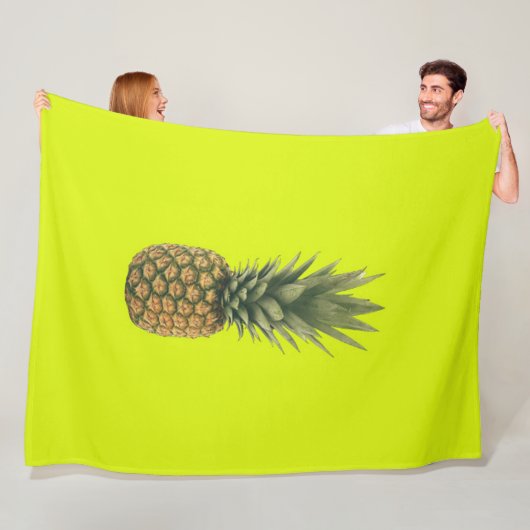 Ananas Fleecedecke (Beispiel)