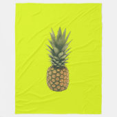 Ananas Fleecedecke (Vorderseite)
