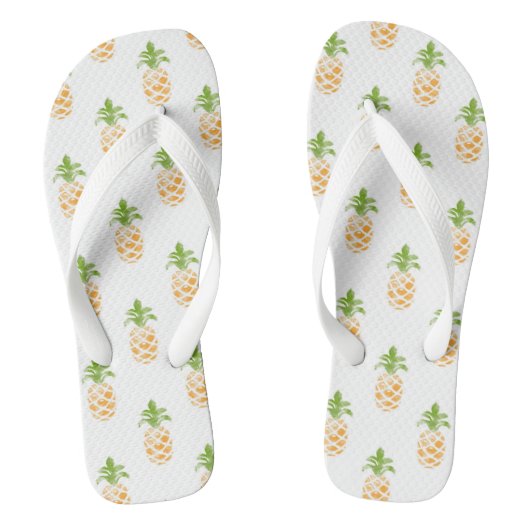 Ananas-Flip Flops Badesandalen (Fußbett)
