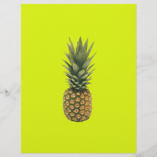 Ananas Flyer (Vorne)
