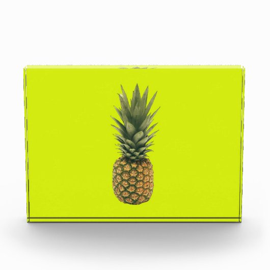 Ananas Fotoblock (Vorderseite)