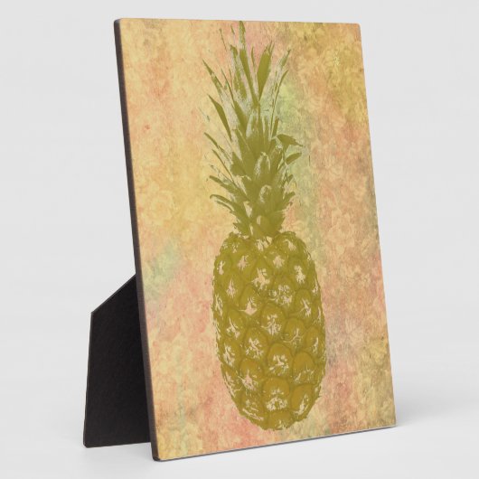 Ananas Fotoplatte (Seite)