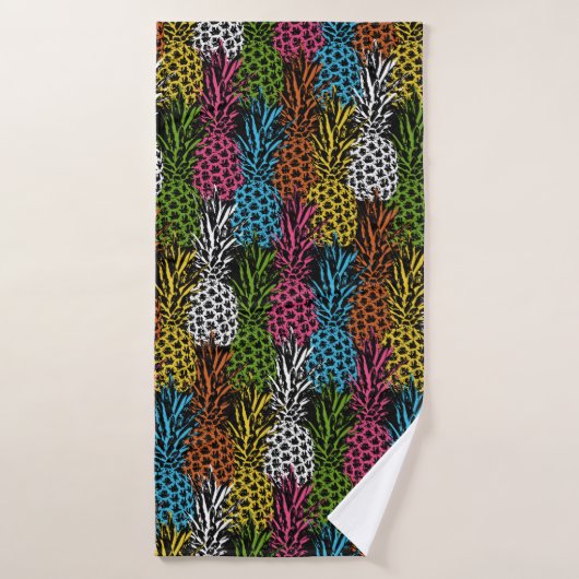 Ananas, frei und süß badehandtuch (Badehandtuch)