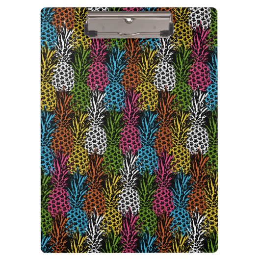 Ananas, frei und süß klemmbrett (Vorderseite)